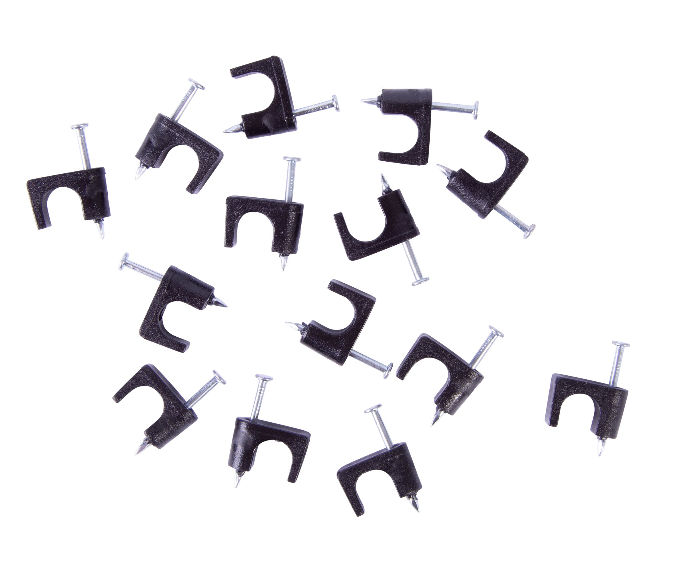 Single-Nail Staples, Black, 25-Ct. -PCC-1525
