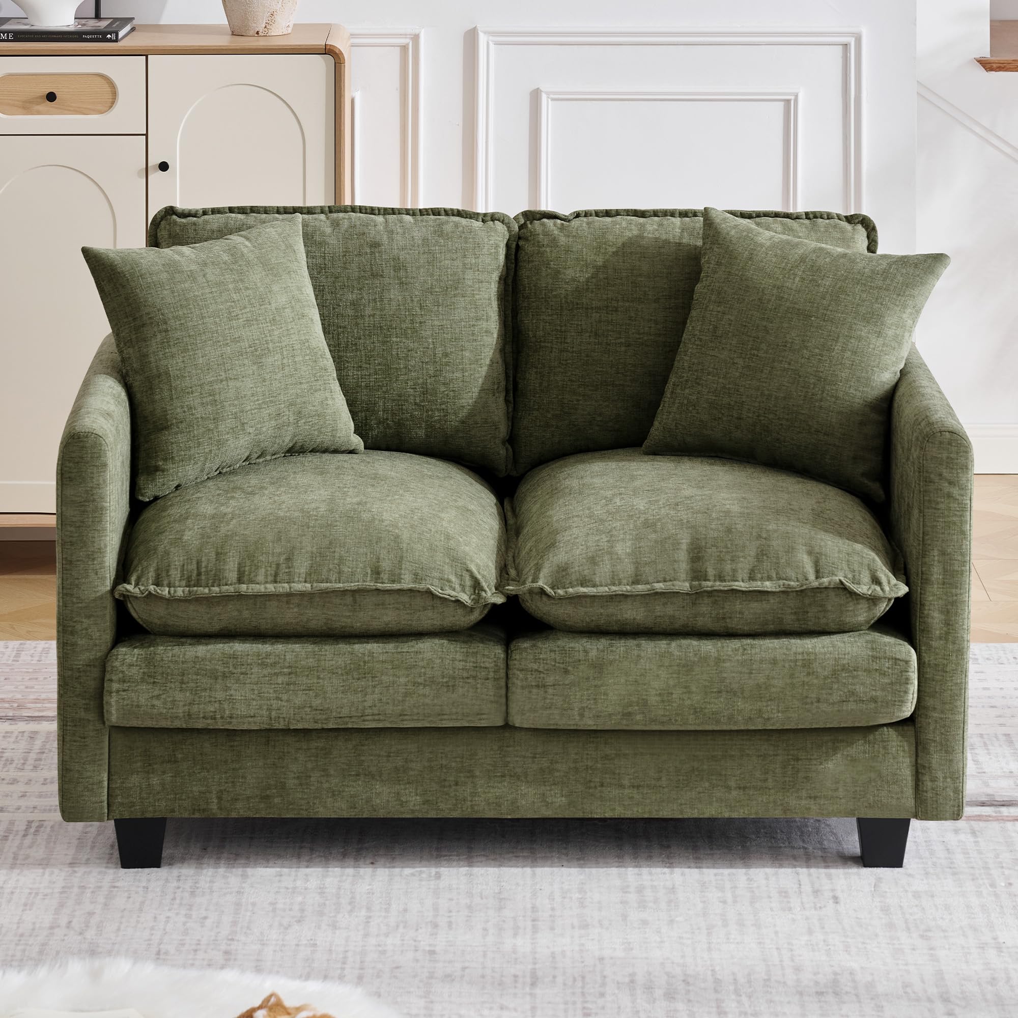 Cloud Loveseat with Deep Seat and Pillows