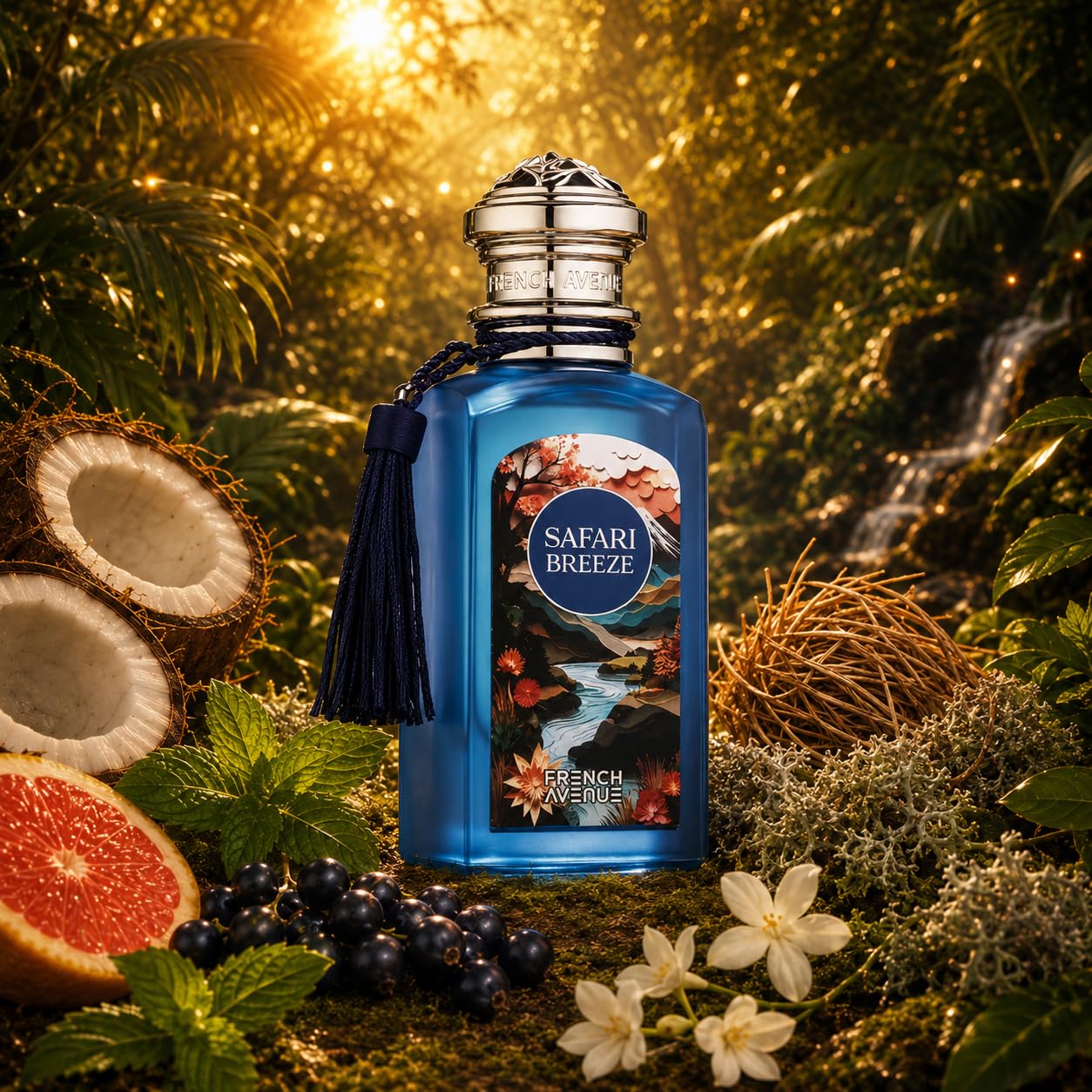Safari Breeze | French Ávenue - Extrait de Parfum 100ml. | Fragancia Frutal y Fresca | Unisex