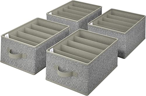 GRANNY SAYS Organizador de ropa para armario, organizadores de cajones para ropa, organizadores de armario y almacenamiento, organizador de jeans