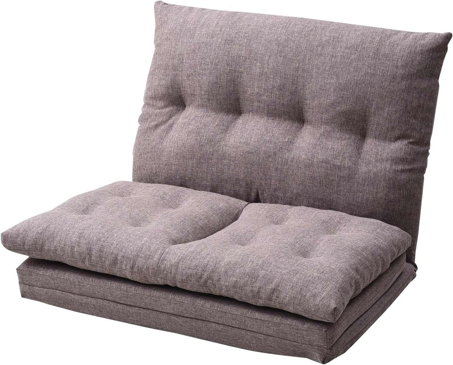 Yamazen IGS-84(GRG) Sofa Bed, Width 33.1 x Depth 26.4 - Height 7.1-24.6 inches (84 x 67-210 x 18-62.5 cm), Low, Wide, 3-Way (Sofa, Couch, Sleep), Reclining, Solo Living, Finished Product, Greige Yamazen IGS-84(GRG) Sofa Bed, Width 33.1 x Depth 26.4 - Height 7.1-24.6 inches (84 x 67-210 x 18-62.5 cm), Low, Wide, 3-Way (Sofa, Couch, Sleep), Reclining, Solo Living, Finished Product, Greige