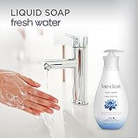 Vista 3 de Live Clean Liquid Hand Soap, Fresh Water, 17 Oz (Packaging May Vary)