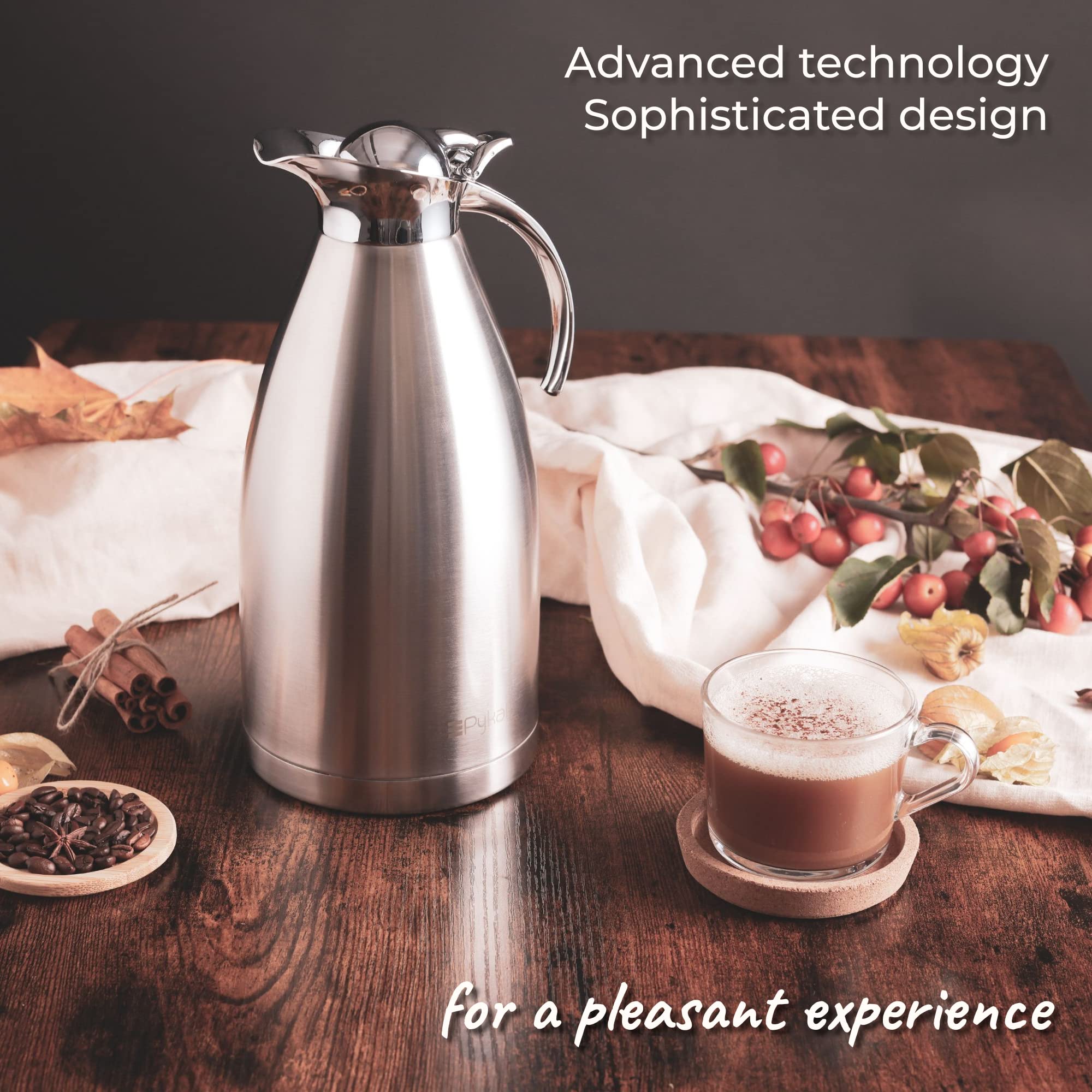 Pykal Thermal Coffee Carafe 68Oz/2 