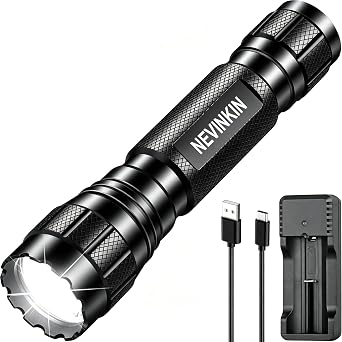 1200Lumen Single Mode Tactical Flashlight Duty Belt Holster EDC