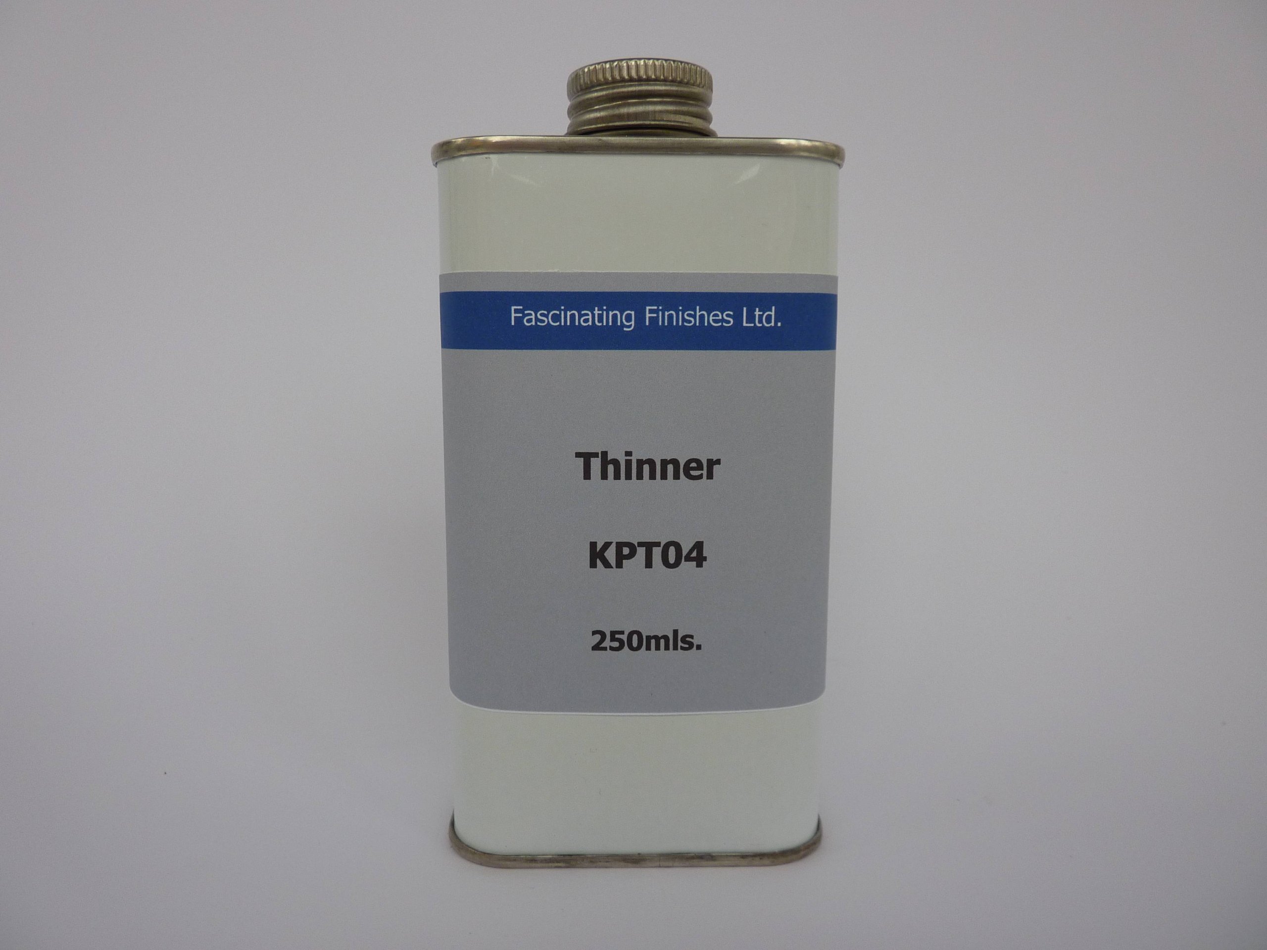 Fascinating Finishes Ltd Transparent 1 X 250Ml Kpt04 Thinner. Brush Spray Grade Paint. Tool Cleaner