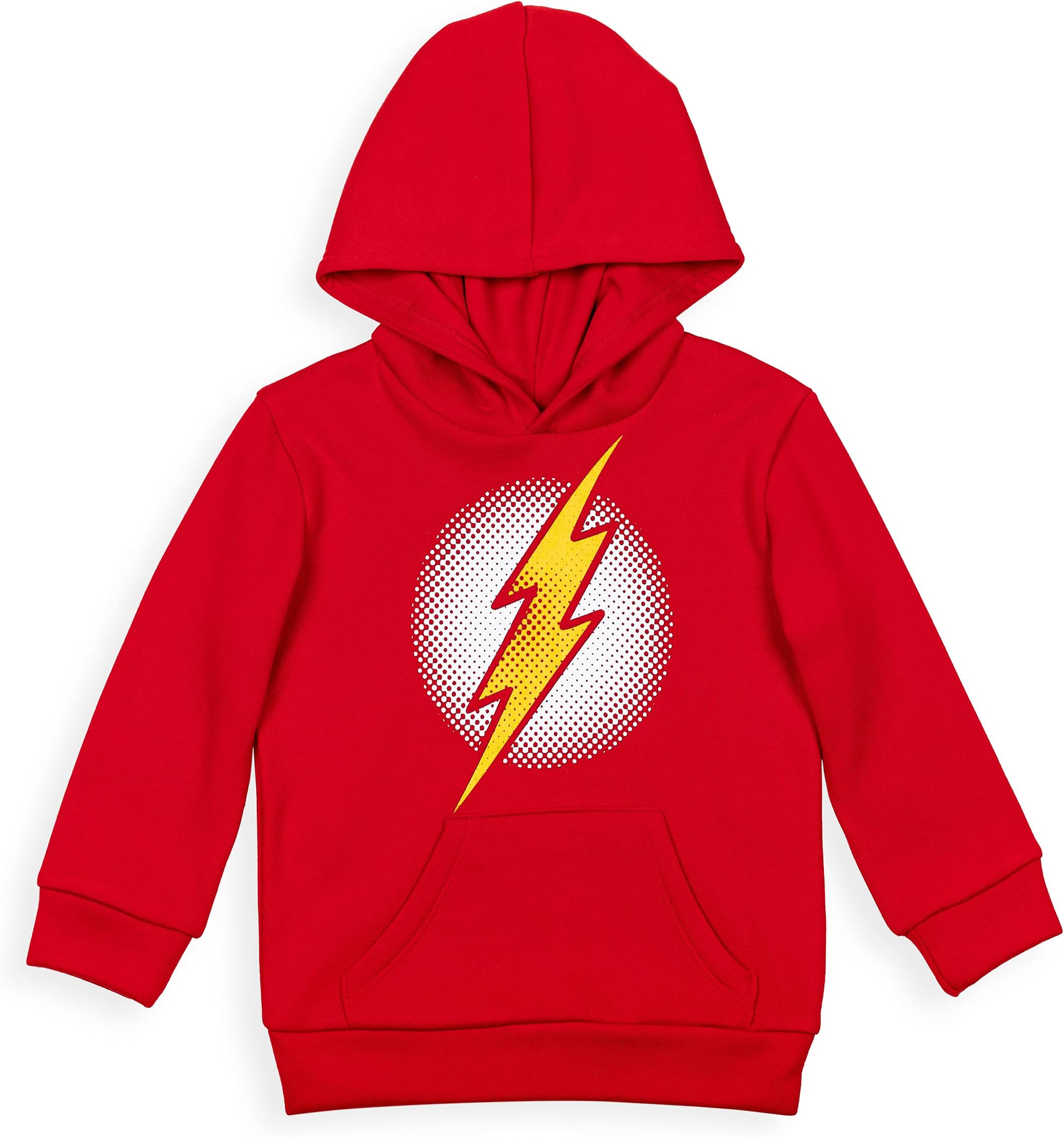 DC Comics Justice League Superman Batman The Flash Fleece Pullover Hoodie Toddler to Big Kid