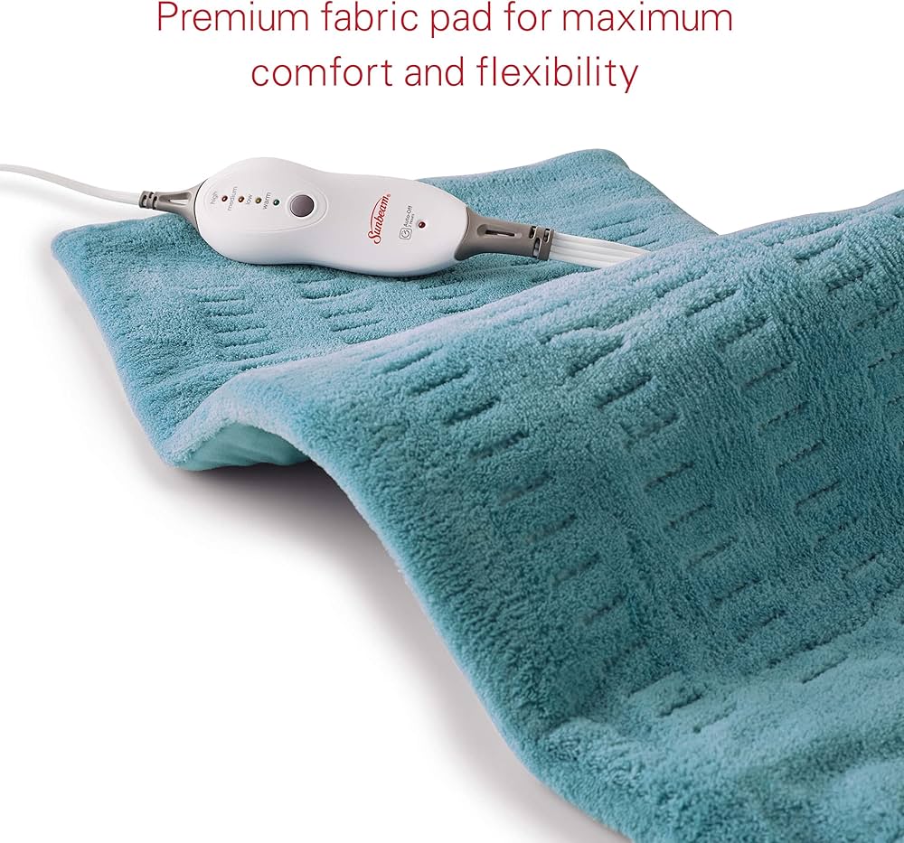 Premium XXL Size Heating Pad With Compact Storage Sunbeam, 55 OFF