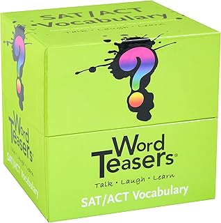 SAT Vocabulary - Vocabulary Builder for Kids, Teens & Adults - Fun Family Conversation Starter & Vocabulary Game - SAT Word Game - 150 SAT Vocabulary Flash Cards