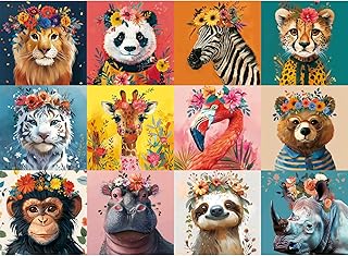 500 Piece Puzzles for Adults,Beautiful Wild Animals Jigsaw Puzzle for Ad...