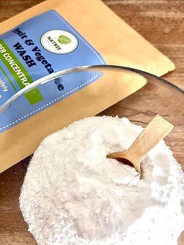 Miniatura 4 de NATREE Lavado de frutas y verduras - Spray o remojo, hace 10 x 17 oz en aerosol, concentrado en polvo 1 lb (paquete de 2)