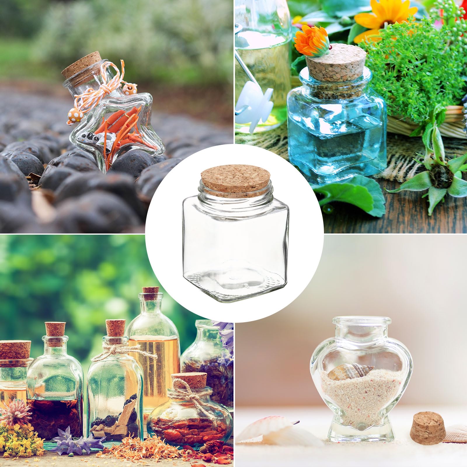 カットガラスデカンタ コルク栓付き、から瓶 カットガラスデカンタ