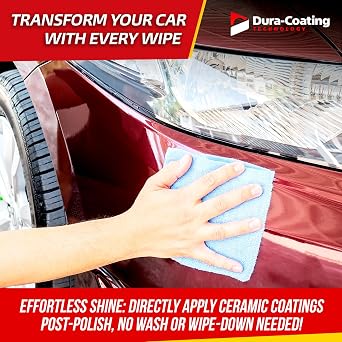DURA-COATING TECHNOLOGY, Ceramic Final Polish - Finishing Polish - Paint Correction, Scratch Remover, Repel Water - Works on Boats, Trailers, Cars and Trucks Along with Plastics -16 oz