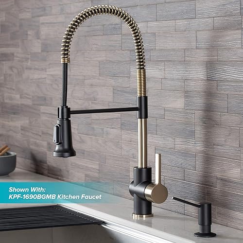 Miniatura 9 de KRAUS Dispensador de jabón y loción de cocina en acero inoxidable sin manchas, KSD-41SFS