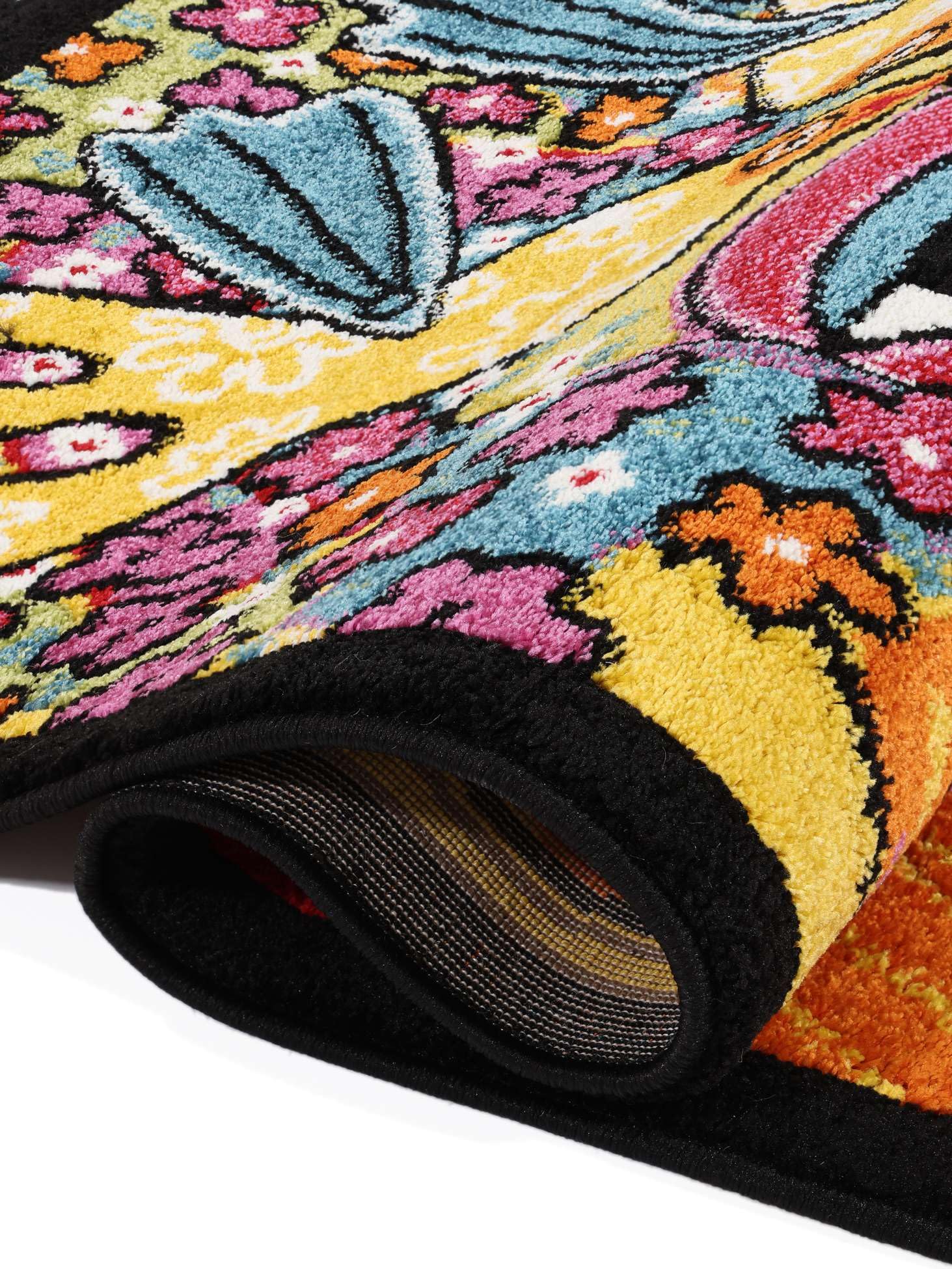 RugVista She has Flowers in Her Hair Alfombra, 100 x 130 cm | Modernas, Nuestros diseñadores, Rectangular, Pelo medio, Limpieza en seco, Oeko-Tex 100