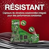 Seagate IronWolf Pro 12 To, Disque dur interne NAS HDD, CMR 3,5" SATA 6 Gbit/s, 256 Mo de mémoire cache, pour NAS RAID, services Rescue valables 3 ans (ST12000NE0008) - 9