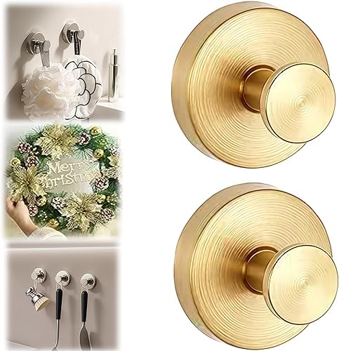 Ganchos de ventosa para coronas en vidrio, ganchos de ventosa para ducha interior, ganchos de corona para puertas delanteras, ganchos de metal para