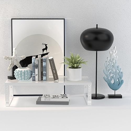 Miniatura 5 de Jojocross Organizador de estantes ampliables para almacenamiento de especias para cocina, apilable, ajustable, despensa, baño, encimera de