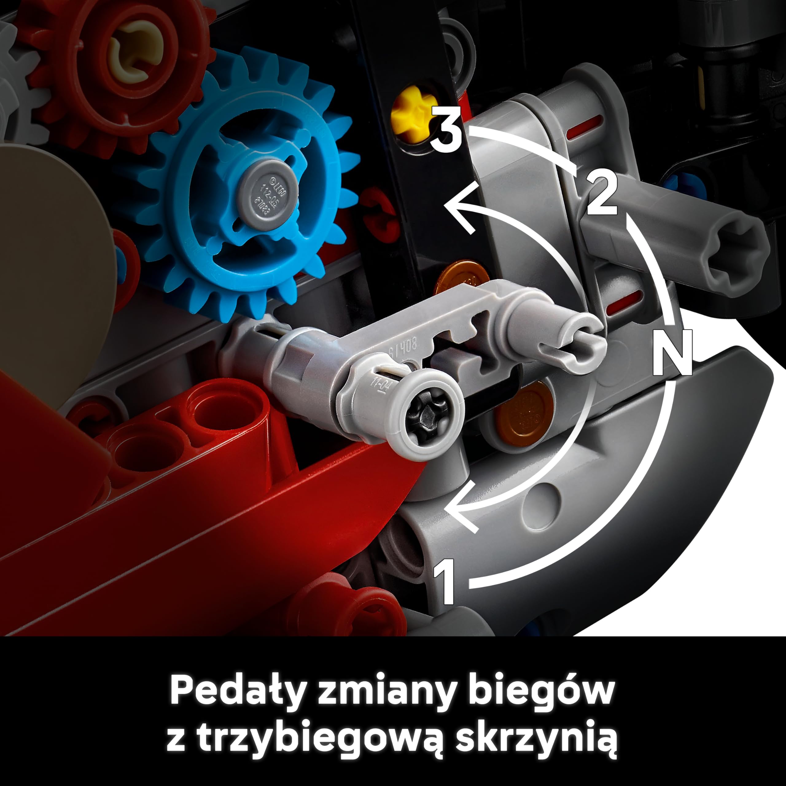 LEGO Technic Motocykl Ducati Panigale V4 S 42202 | Model motocykla, klocki konstrukcyjne Technic dla dorosłych, prezent dla fana motoryzacji, z podstawką, 1604 elementy