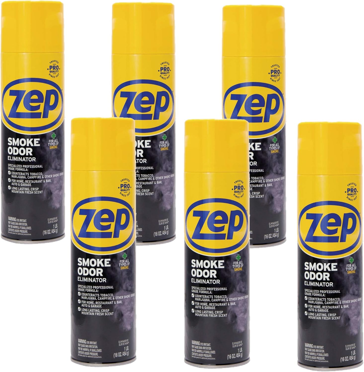 Zep Commercial Smoke Odor Eliminator 16 Ounce 6Pack Amazon.ca