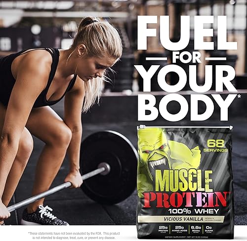 Miniatura 3 de Muscle Whey Protein - Proteína en polvo saborizada, 25,000 mg de aminoácidos/porción, filtrada en frío (el embalaje puede variar) (10 libras