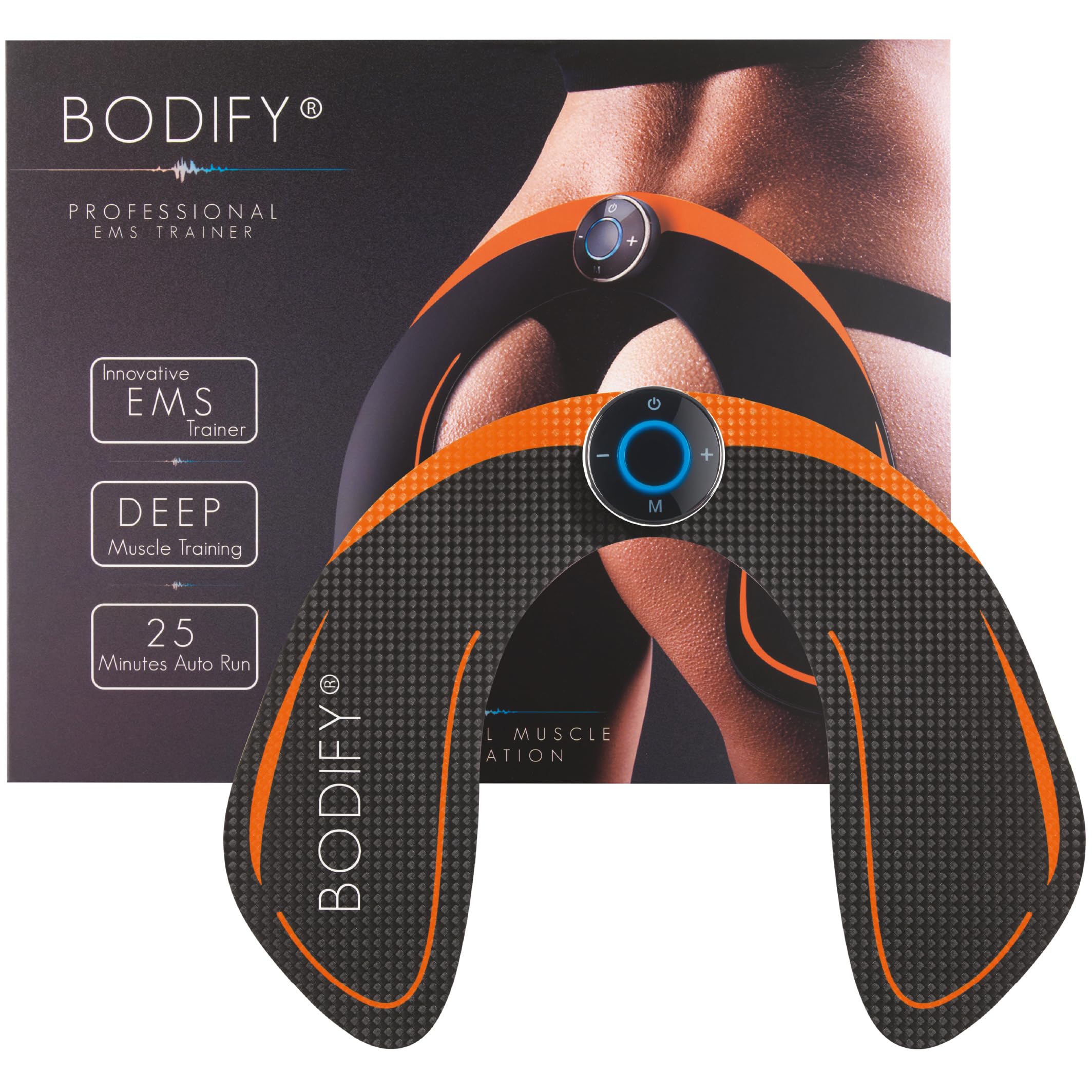 Bodify® EMS Hip Trainer – Activation des Muscles fessiers ! – Activation Musculaire – Entraînement EMS – Entraînement des Muscles fessiers – pour Hommes et Femmes L'ORIGINAL