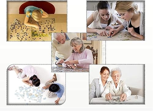 Miniatura 6 de Rompecabezas de madera de 500 piezas, vista nocturna de cielo estrellado, ocio y entretenimiento para familiares y amigos