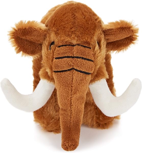Zappi Co Kinder Kuschelweiches Plüschtier - Perfekte kuschelige Spielgefährten für Kinder Geburtstage und besondere Anlässe(12-15cm) (Mammut-) - 4