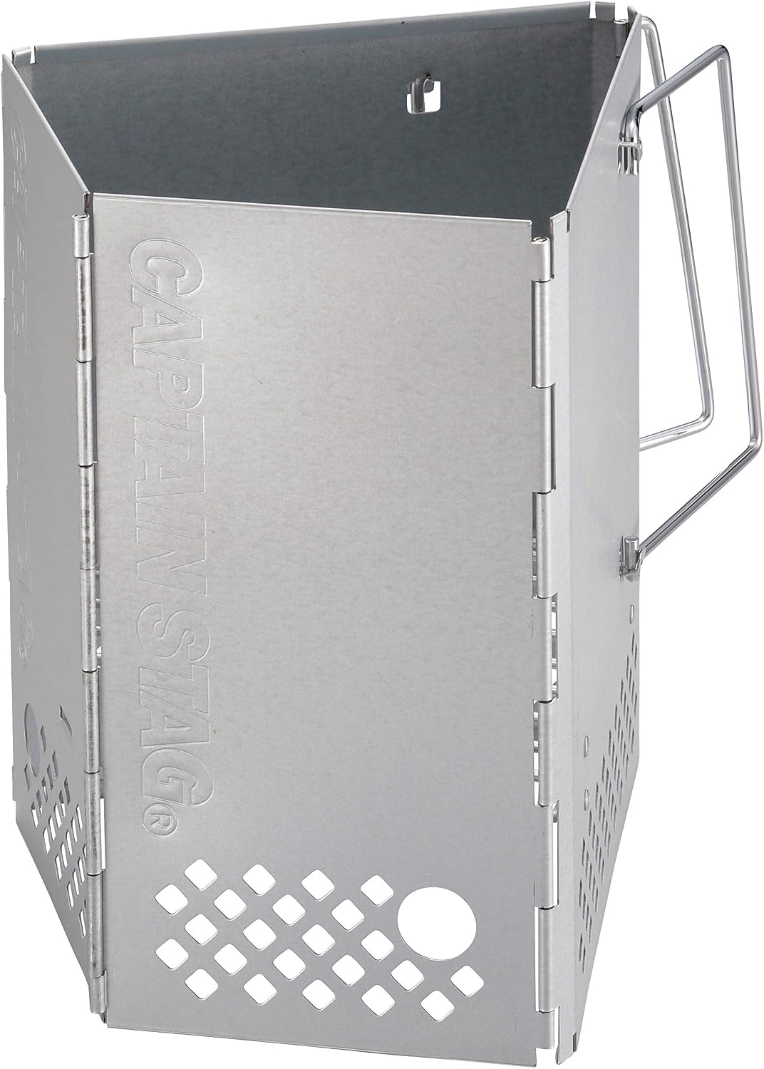 Captain Stag UG-3290 Folding Fire Starter, Slim, Charcoal Starter, Large Size