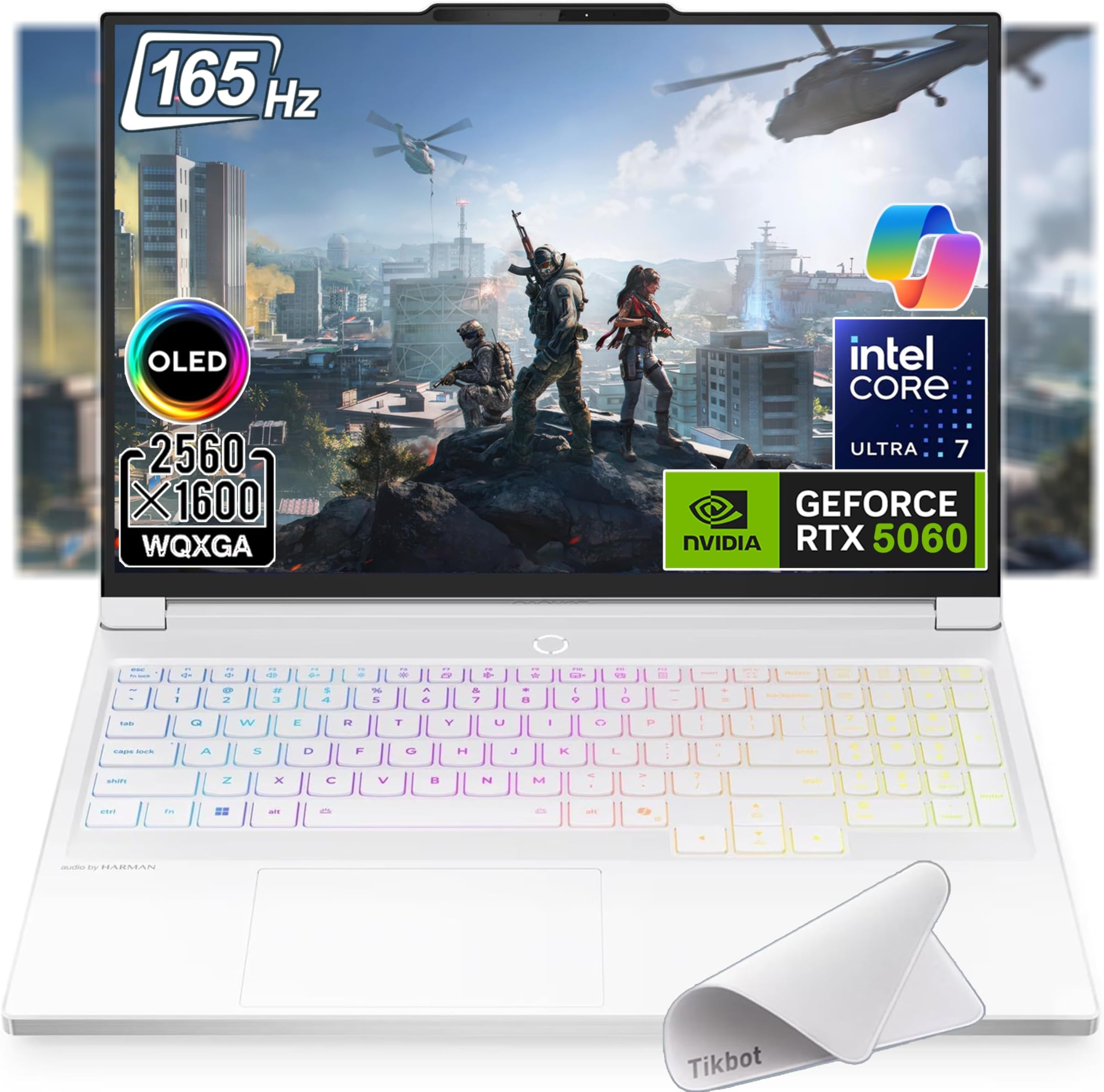 Lenovo - Legion 7i 16" 2.5k OLED Gaming Laptop - Intel Core Ultra 7 255HX - NVIDIA GeForce RTX 5060 - Wi-Fi 7-with Mouse pad (64, GB, 1, TB)
