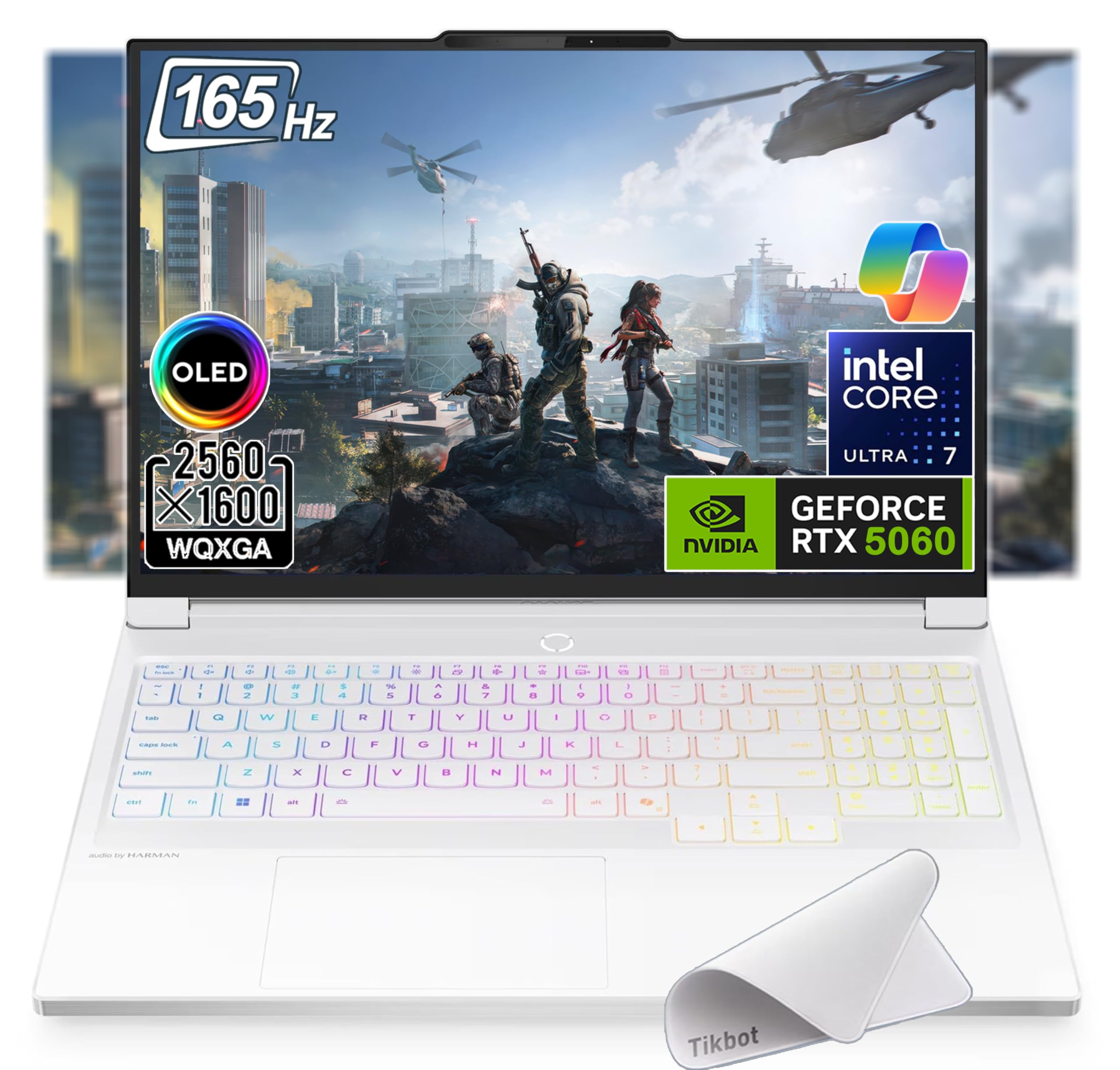 Lenovo - Legion 7i 40.6 cm 2.5k OLED Gaming Laptop - Intel Core Ultra 7 255HX - NVIDIA GeForce RTX 5060 - Wi-Fi 7 - con alfombrilla de mouse (32, GB, 1, TB)