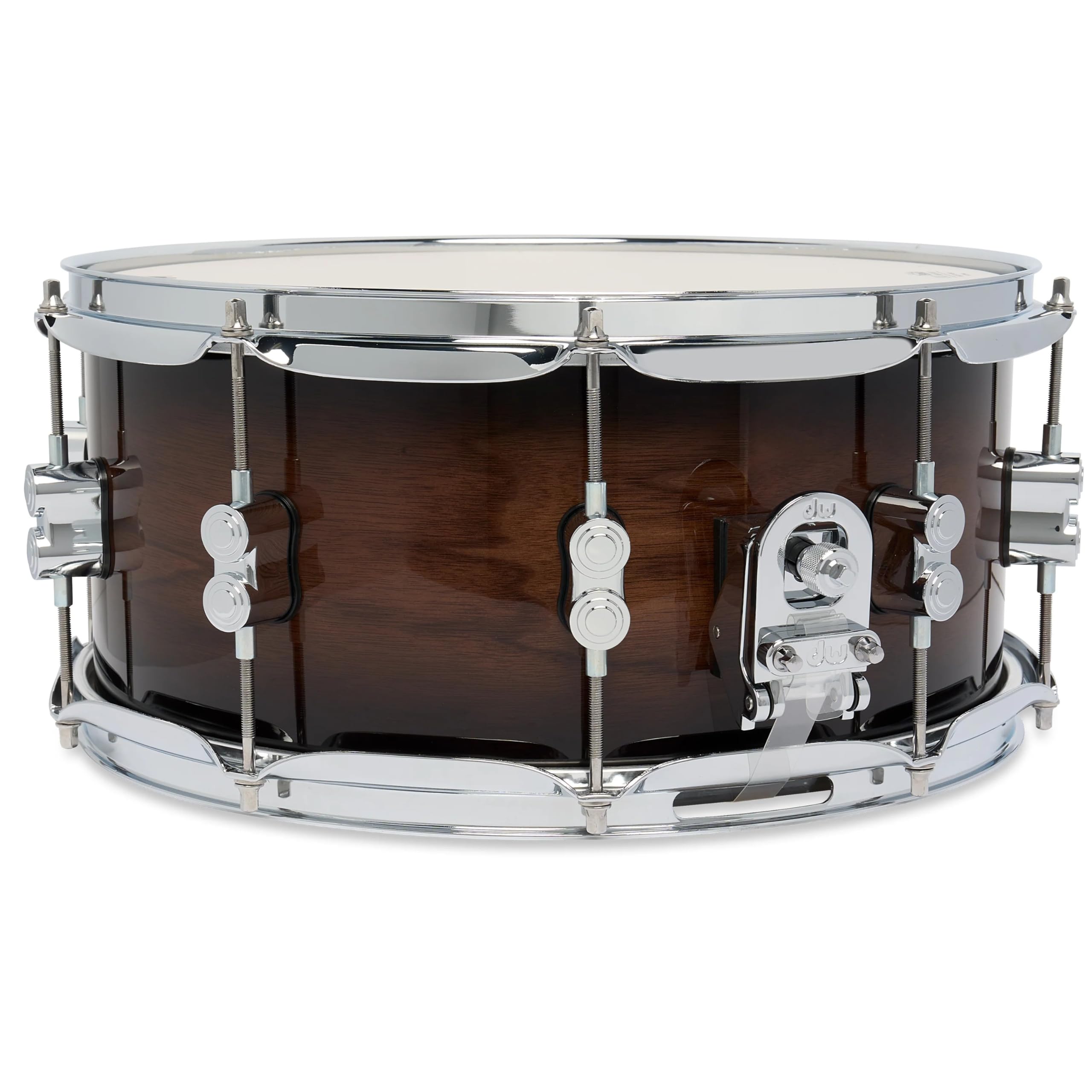 Pacific Drums Concept Maple Snare Drum, 14" x 6,5", Exotic Walnut to Charcoal