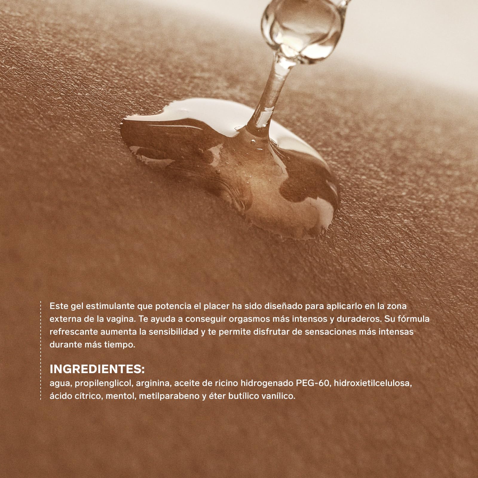 Sérum Potenciador del Placer de LELO con L-arginina para Disfrutar de Forma Prolongada, Gel Lubricante Sexual Estimulador, Lubricantes Sexuales Estimulantes