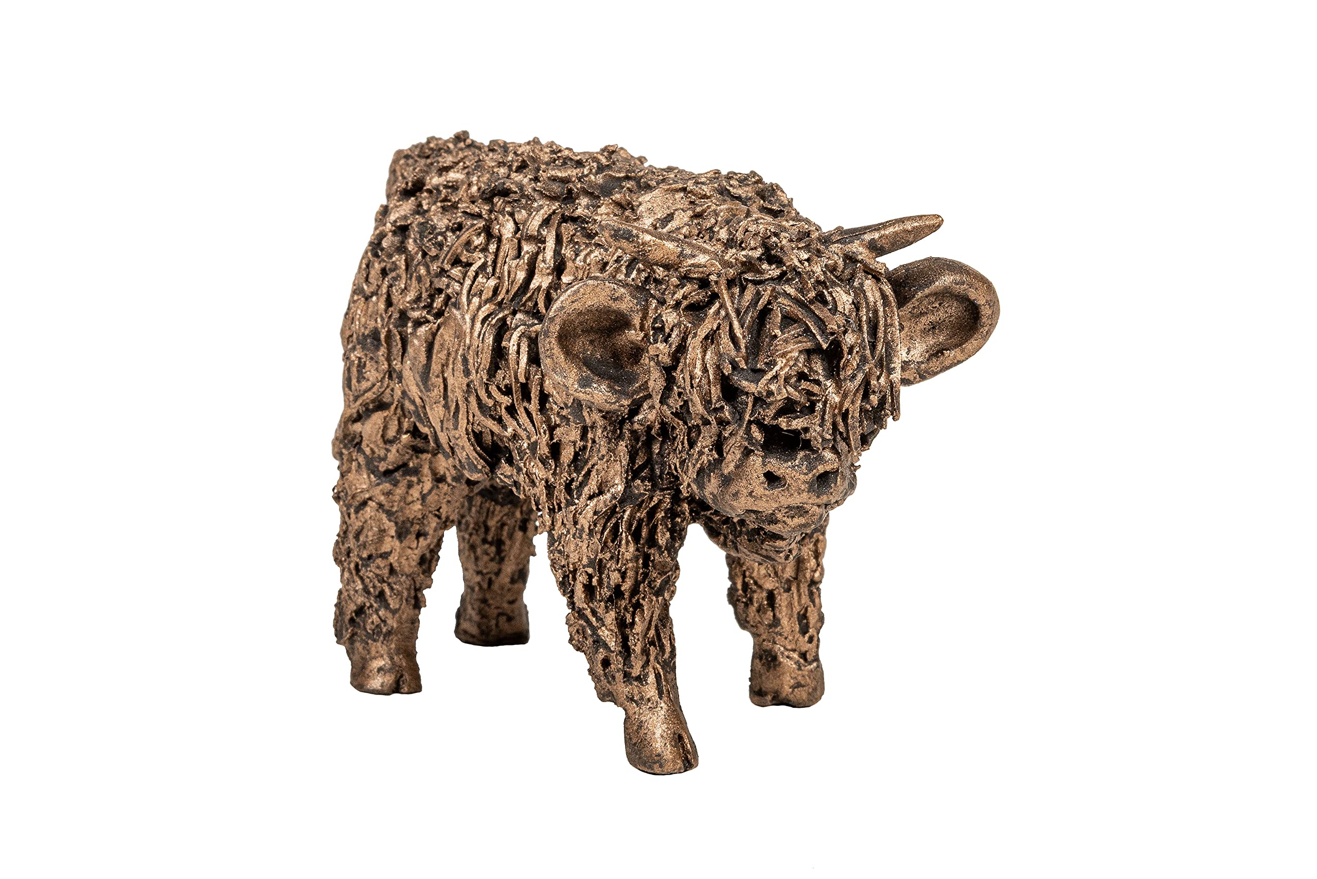 Frith Sculpture Bronze Small Highland Bull Calf Cold Cast Sculpture Vb094