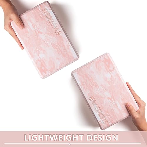 Miniatura 5 de Ewedoos Bloques de yoga 2 unidades de bloques de yoga ecológicos de alta densidad antideslizantes juego de bloques de yoga para yoga pilates