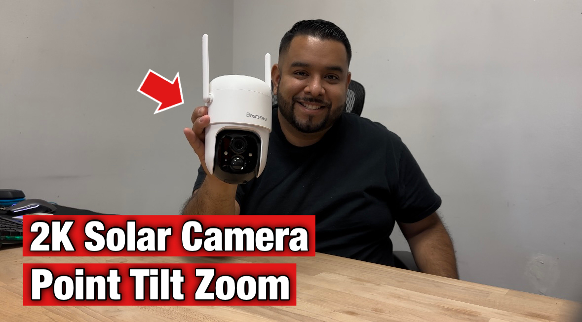 Watch Point Tilt Zoom Wireless Solar Camera on Amazon Live