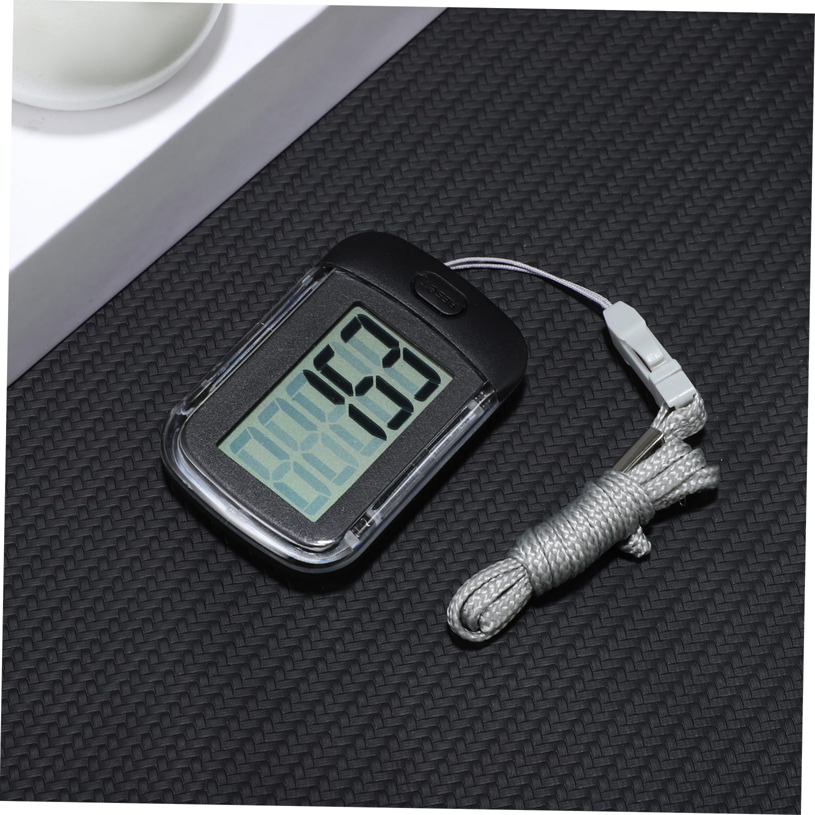UKCOCO Podomètre Clip Portable Compteur Cordon pour Randonnée Course pour Âges de Fitness