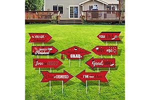 Red Graduation Yard Sign 2023: The Ultimate Outdoor Congrats Sign for Class of 2023