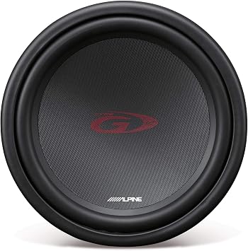 Alpine SWG-1244 30 cm (12”) Subwoofer, 250W RMS / 800W Peak, 4 Ohm, Type-G Serisi, Güçlü Bass Hoparlör