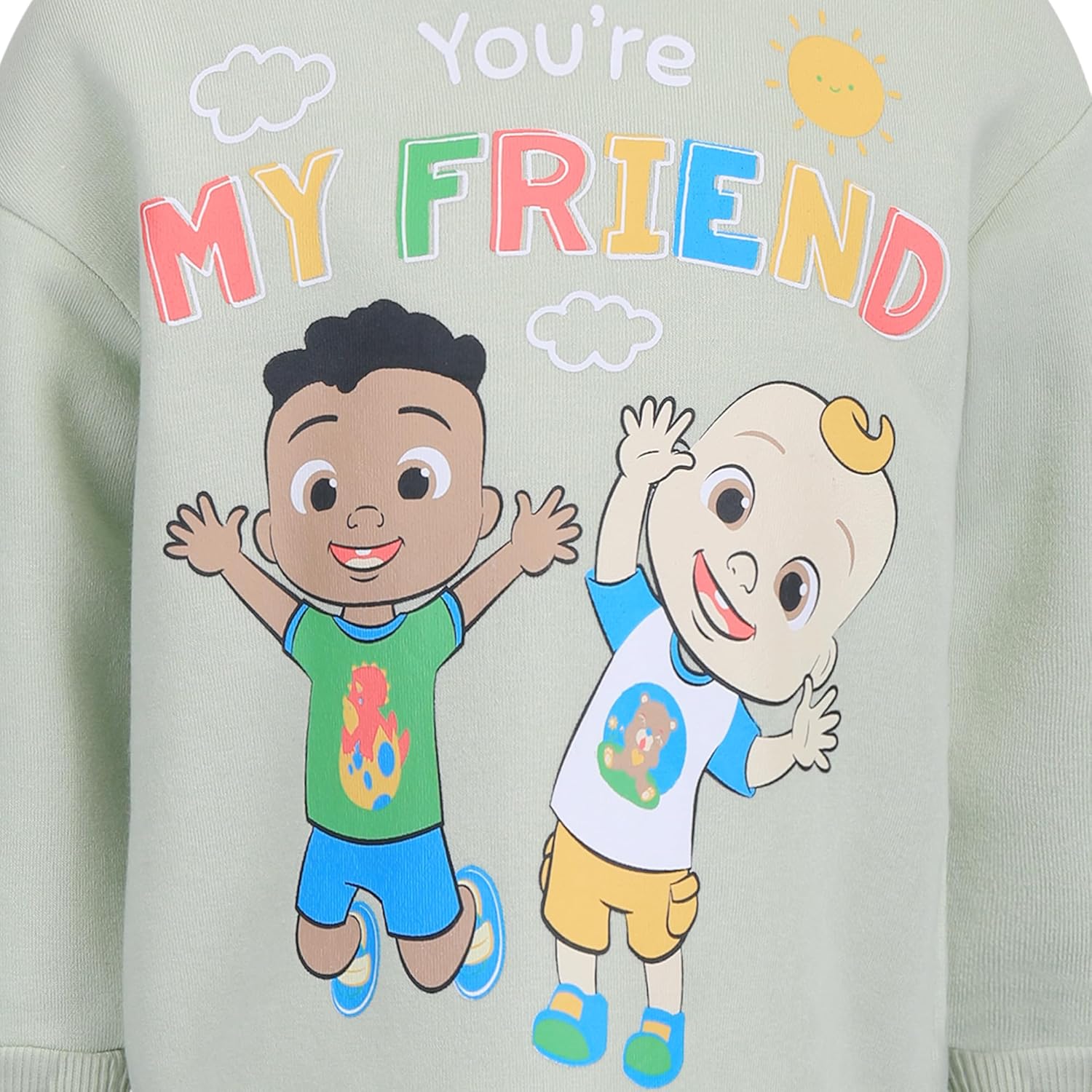 CoComelon Boys 2 Piece Sweatshirt and Pants Set for Toddlers - Image 4