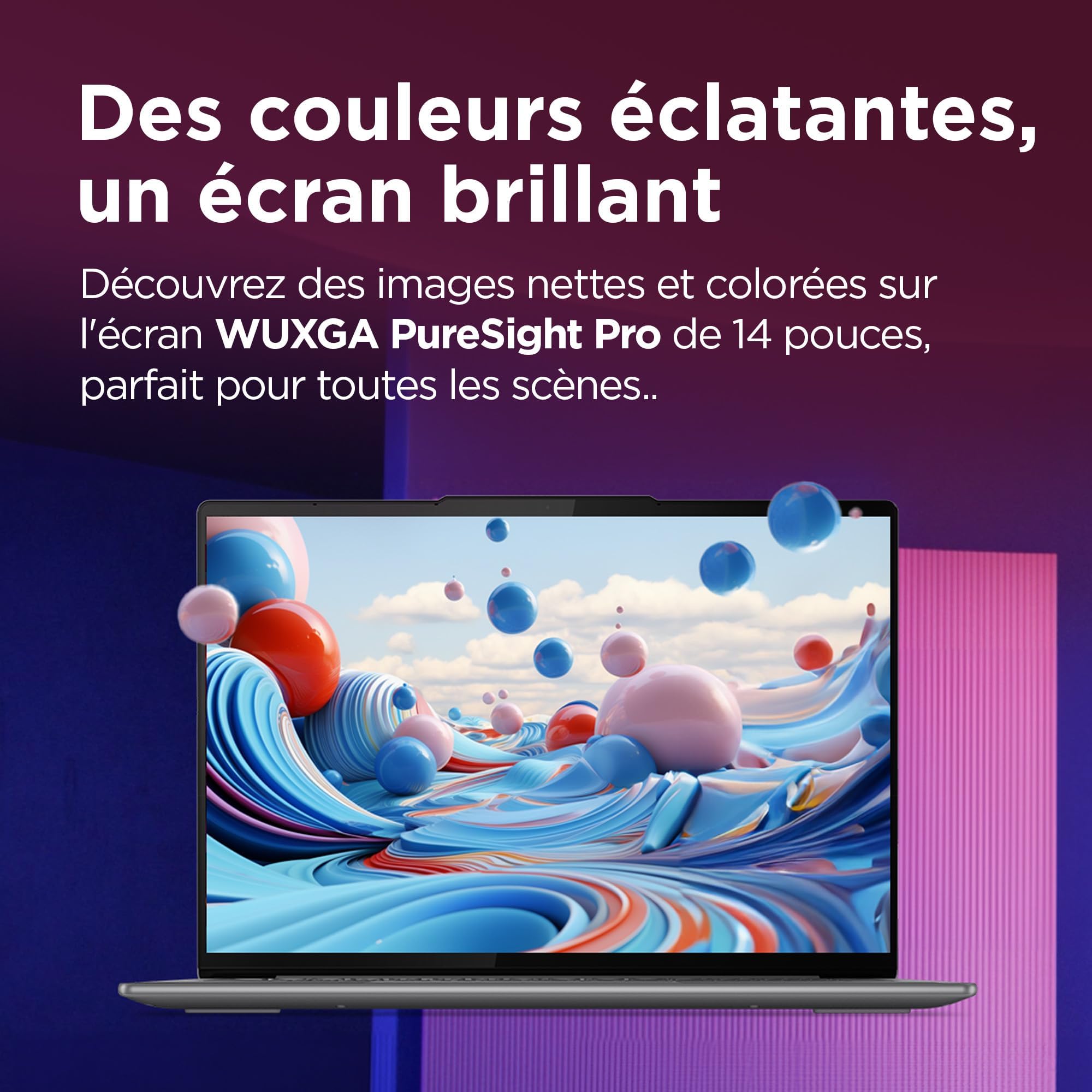 Image secondaire de Lenovo Yoga Slim 7 - Ordinateur Portable 14'' WUXGA, Intel Core Ultra 7, 16Go RAM, 512Go SSD