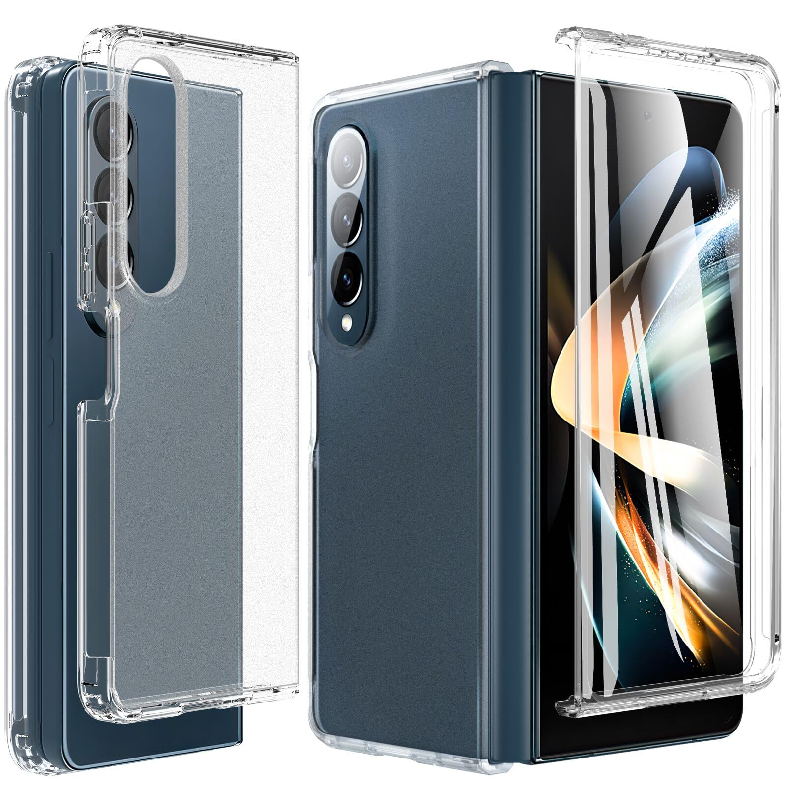BESINPOFor Z Fold 4 Case Clear