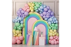 Rainbow Balloons Garland Arch Kit: Party Pastel Balloons for Every Occasion