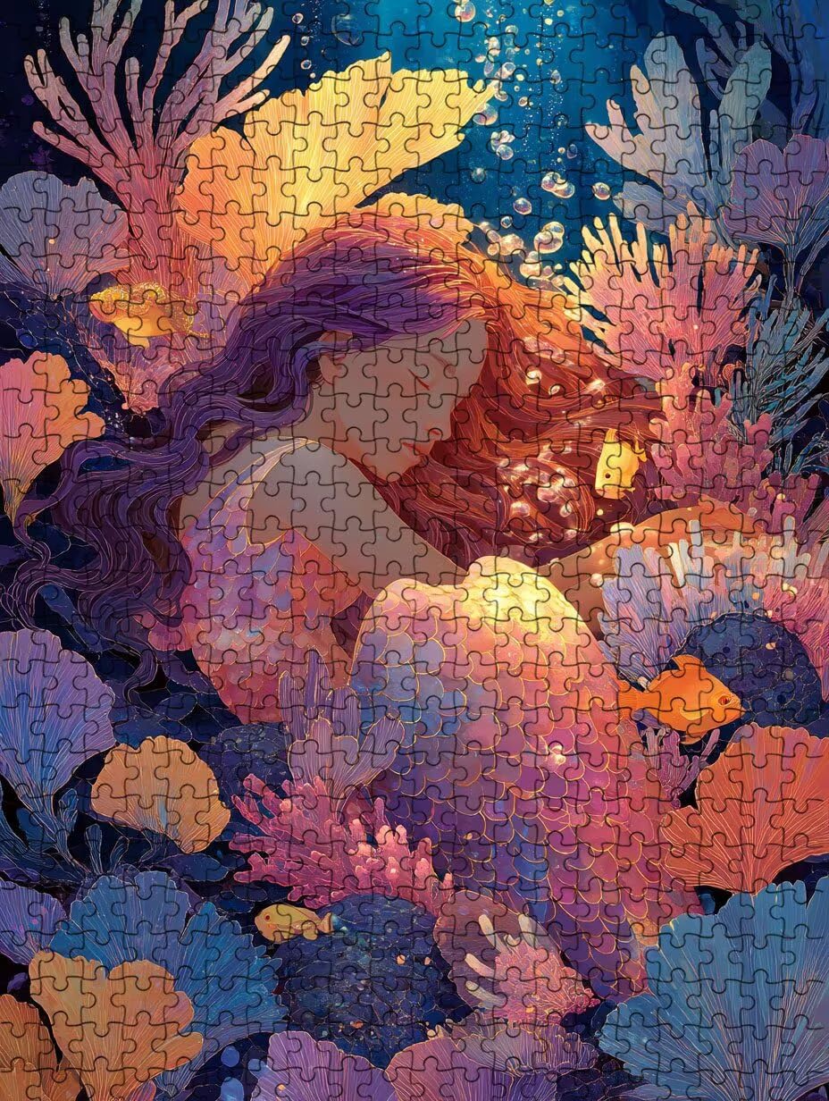Concha De Sirena Puzzle 2000 Piezas, Rompecabezas Adultos Puzzle, 3D Un Rompecabezas, Desafiante Puzzles de Decoración Juego de, Juego Educativo para Toda la Familia, para Regalo Decoración FNKL7-727