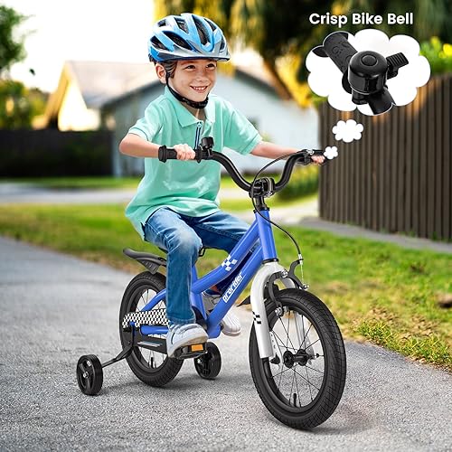 Miniatura 7 de BABY JOY Bicicleta para niños, 12, 14, 16, 18, 20 pulgadas, bicicletas para niños y niñas, adolescentes de 3 a 8 años o más con ruedas de