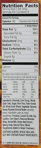 Miniatura 4 de Nature Valley Barras de granola de nuez dulce y salada, almendra, 7.4 oz, (3 cajas)