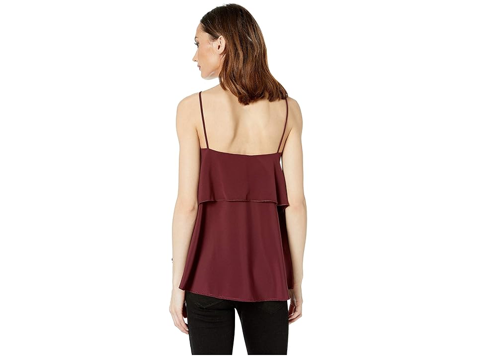 

American Rose Abilene Spaghetti Strap Top (Burgundy) Women's Clothing