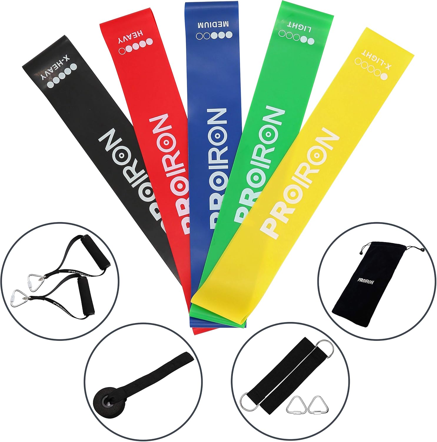 PROIRON Resistance Loop Bands Exercise Bands Set Fitness