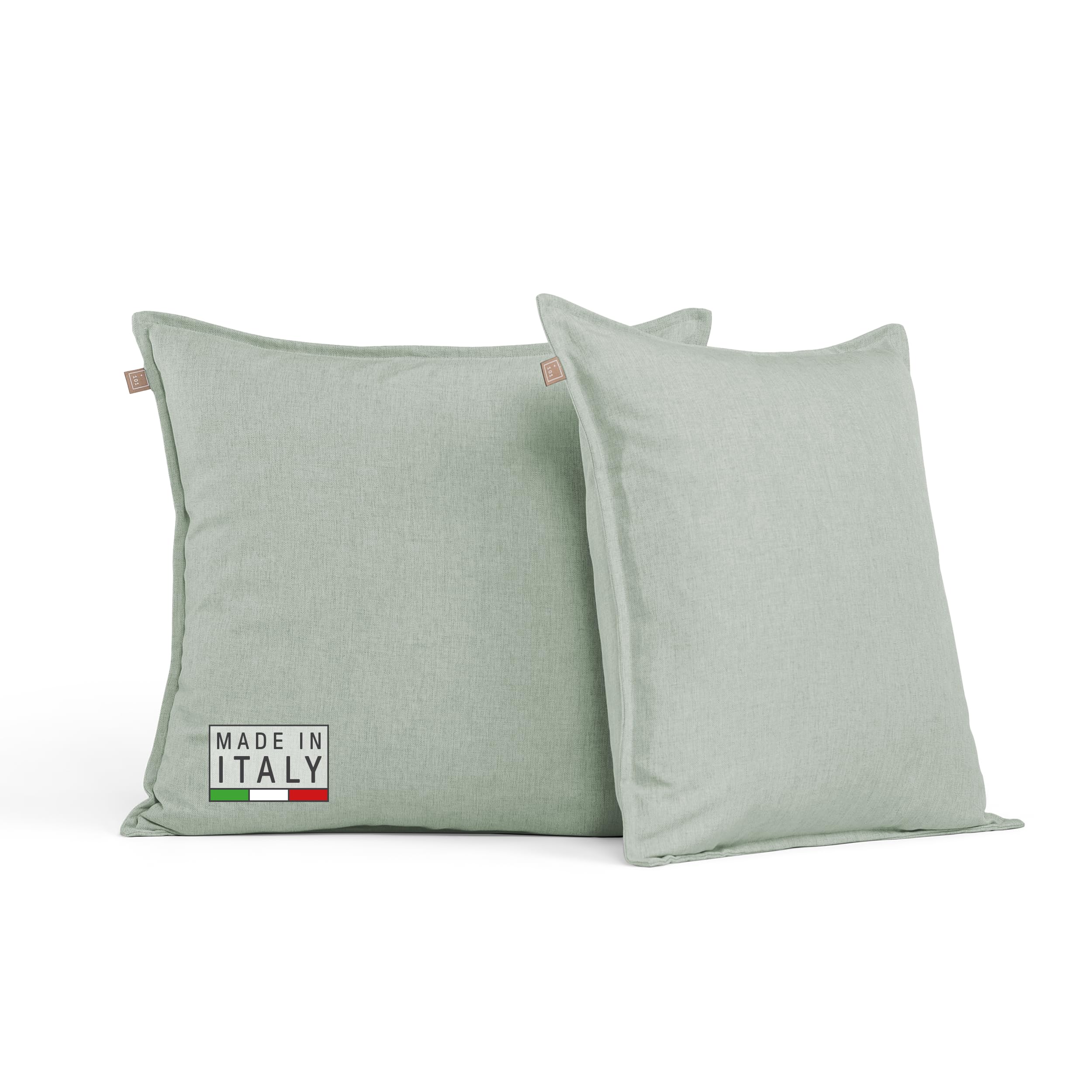 DREAMIN*101 - Cuscini per Divano e Letto Arredo 50x50 con Imbottitura 100% Piumette e 2 Federe Cuscino Tessuto Idrorepellente Smacchiabile, Sfoderabili con Zip, Cuscino Letto e Divano Arredamento Casa