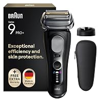 Braun Serie 9 Pro+ Rasoio Elettrico Barba, Custodia