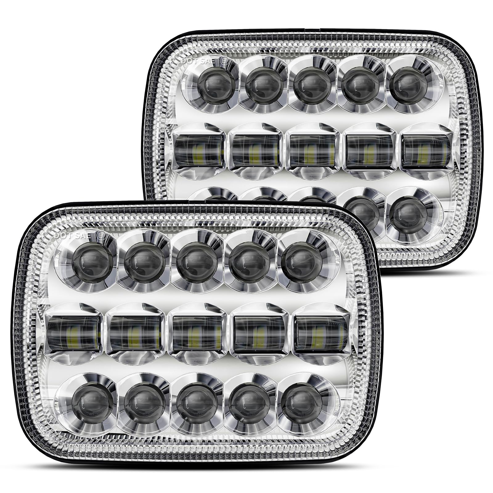 HWSTAR 110W 5x7 LED Headlights